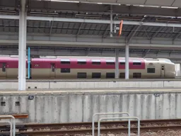 列車進站中