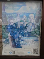 貼在紀念品上店門窗上的合作活動海報